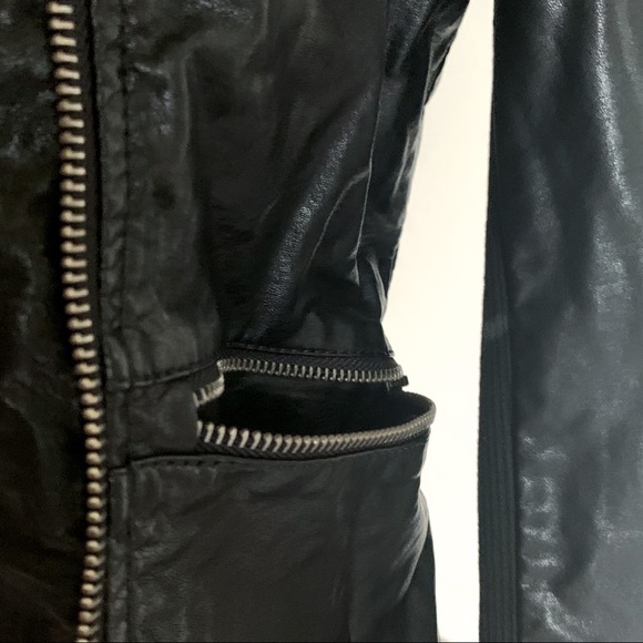 NWT LA COALITION Black Vegan Leather Jacket - Picture 11 of 16